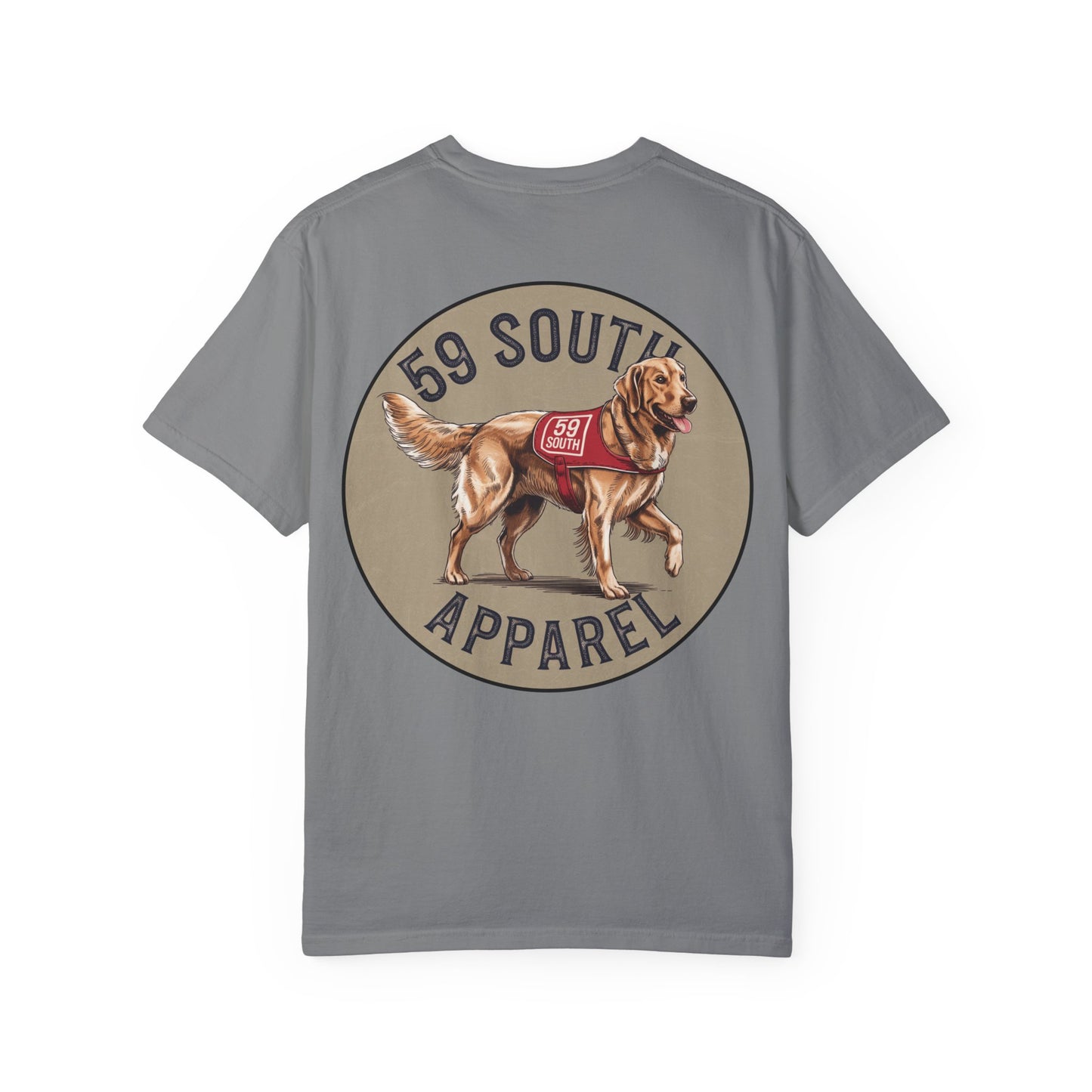 Vintage Style T-Shirt - Lab W Vest Design