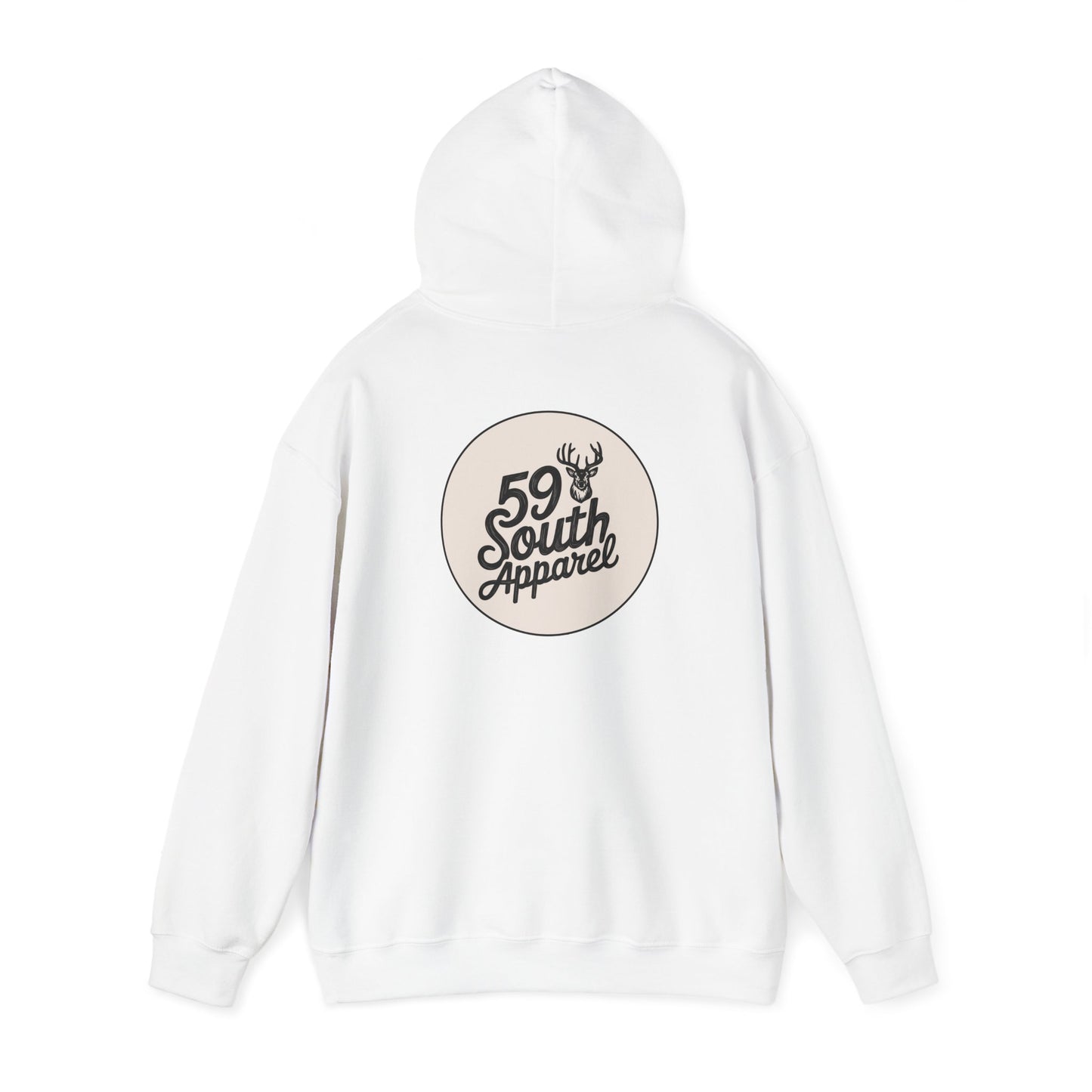 South 59 Unisex Hooded Sweatshirt - Buck Logo