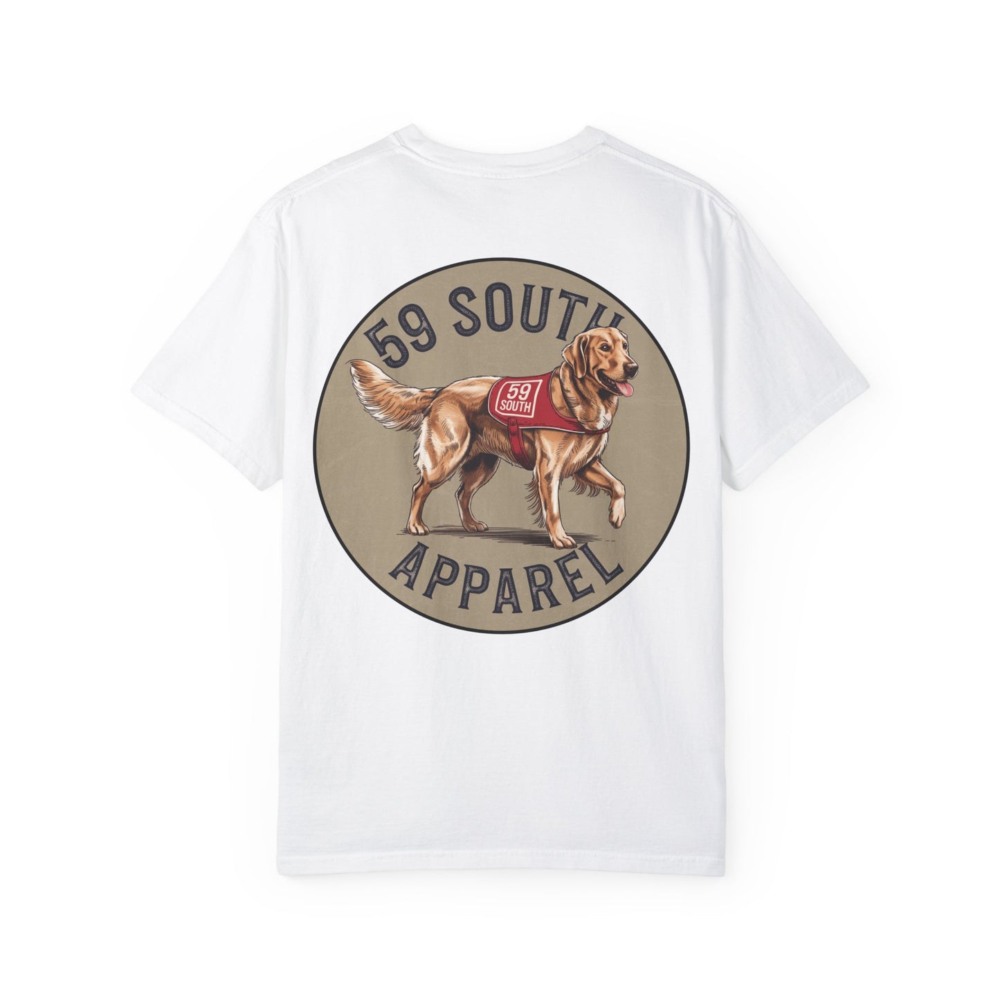 Vintage Style T-Shirt - Lab W Vest Design