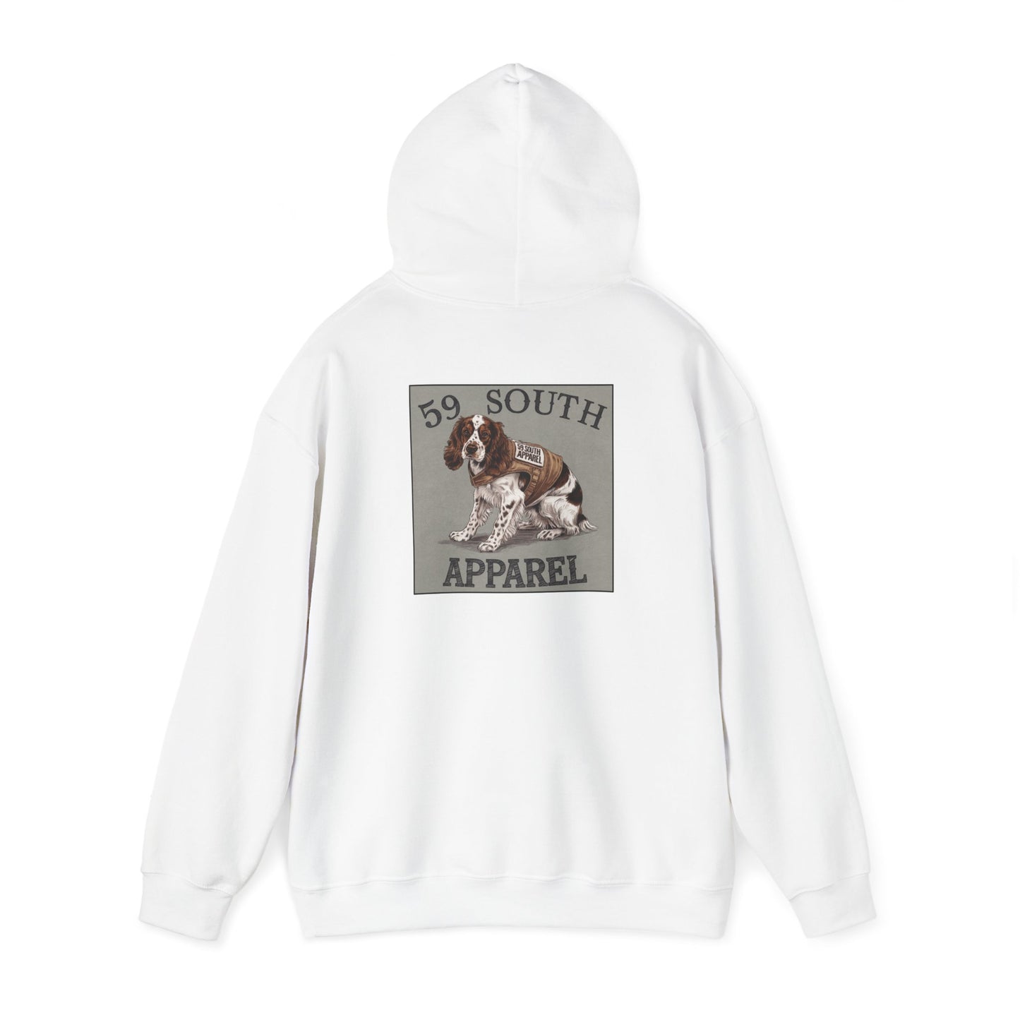 South 59 Unisex Hooded Sweatshirt - Spaniel W Vest