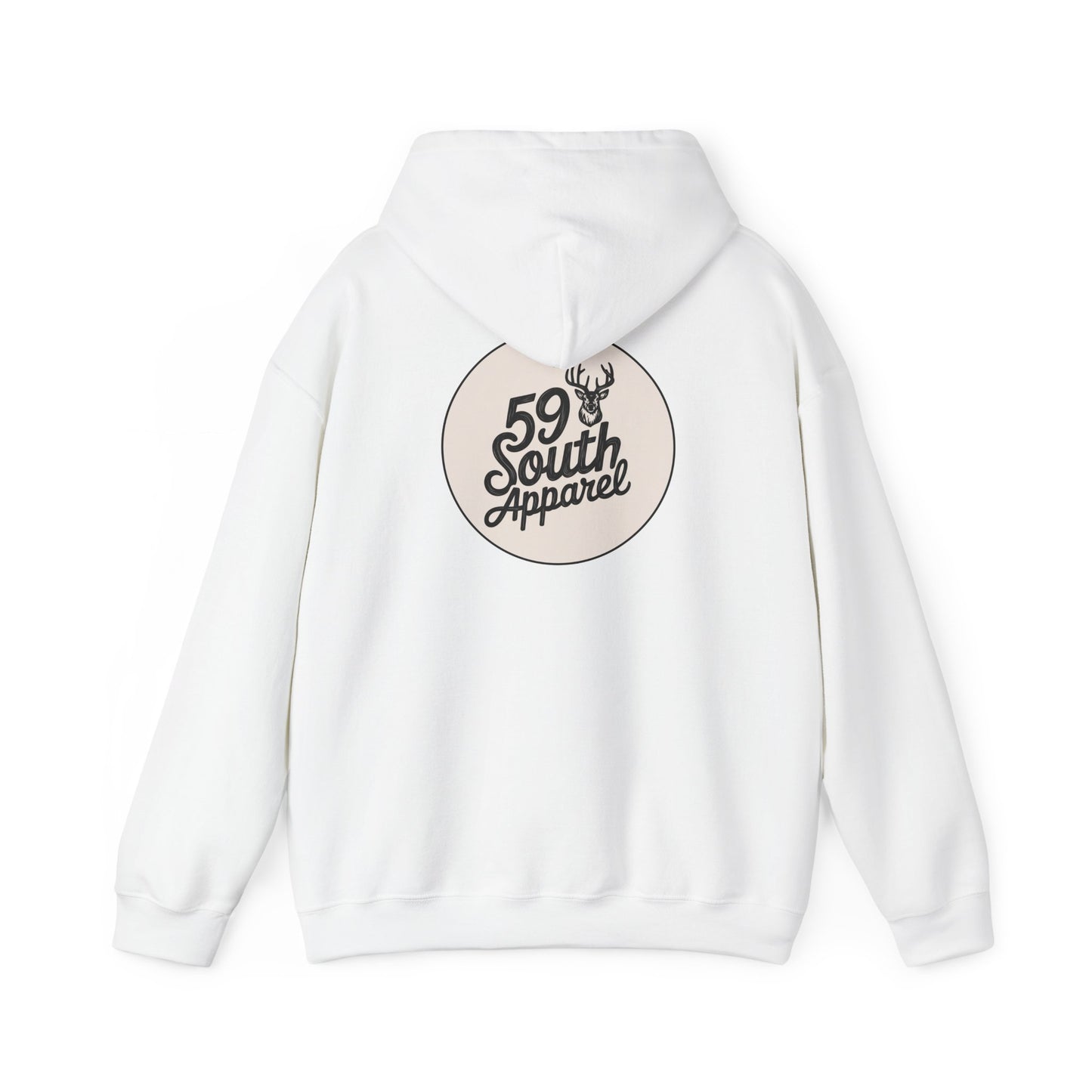 South 59 Unisex Hooded Sweatshirt - Buck Logo