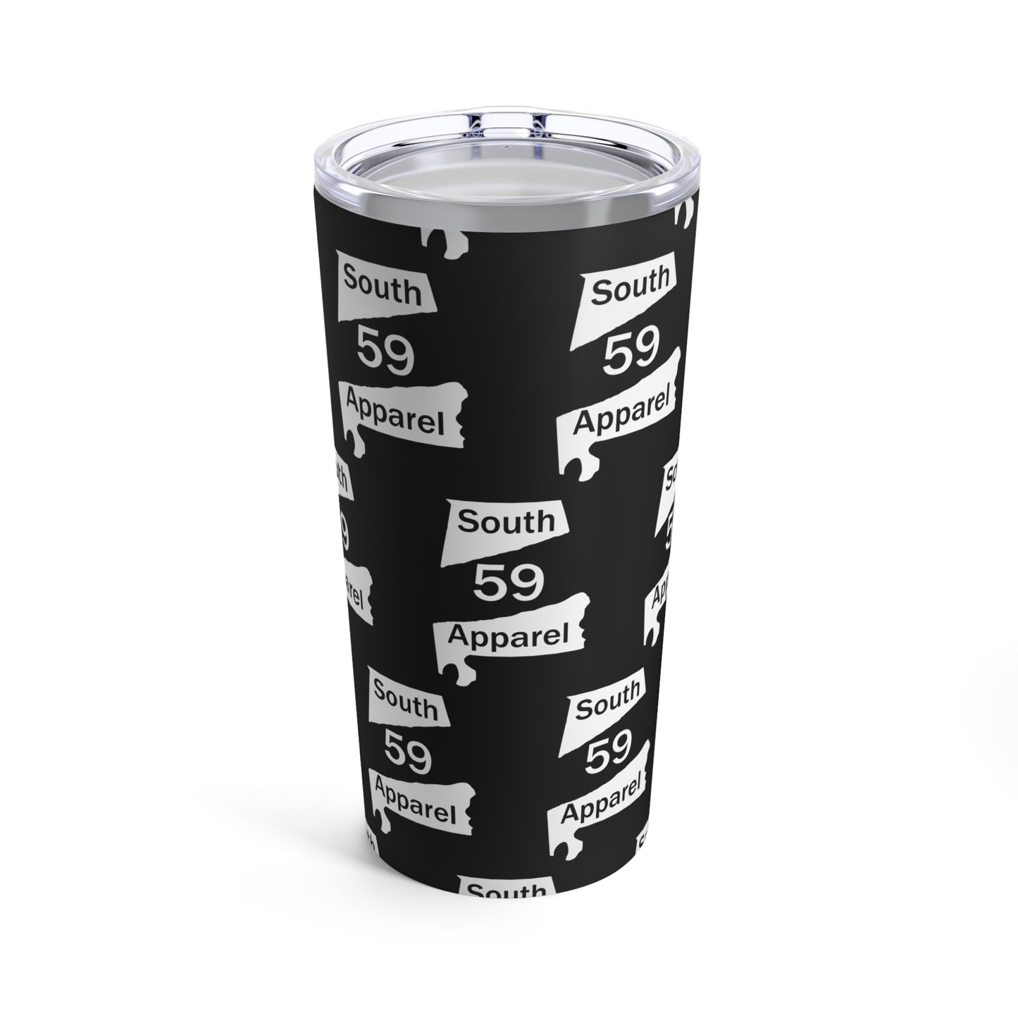 Sleek 20oz Stainless Steel Tumbler with South 59 Design