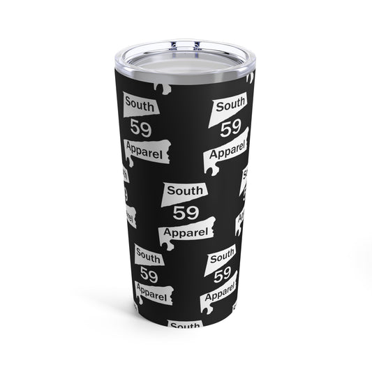 Sleek 20oz Stainless Steel Tumbler with South 59 Design