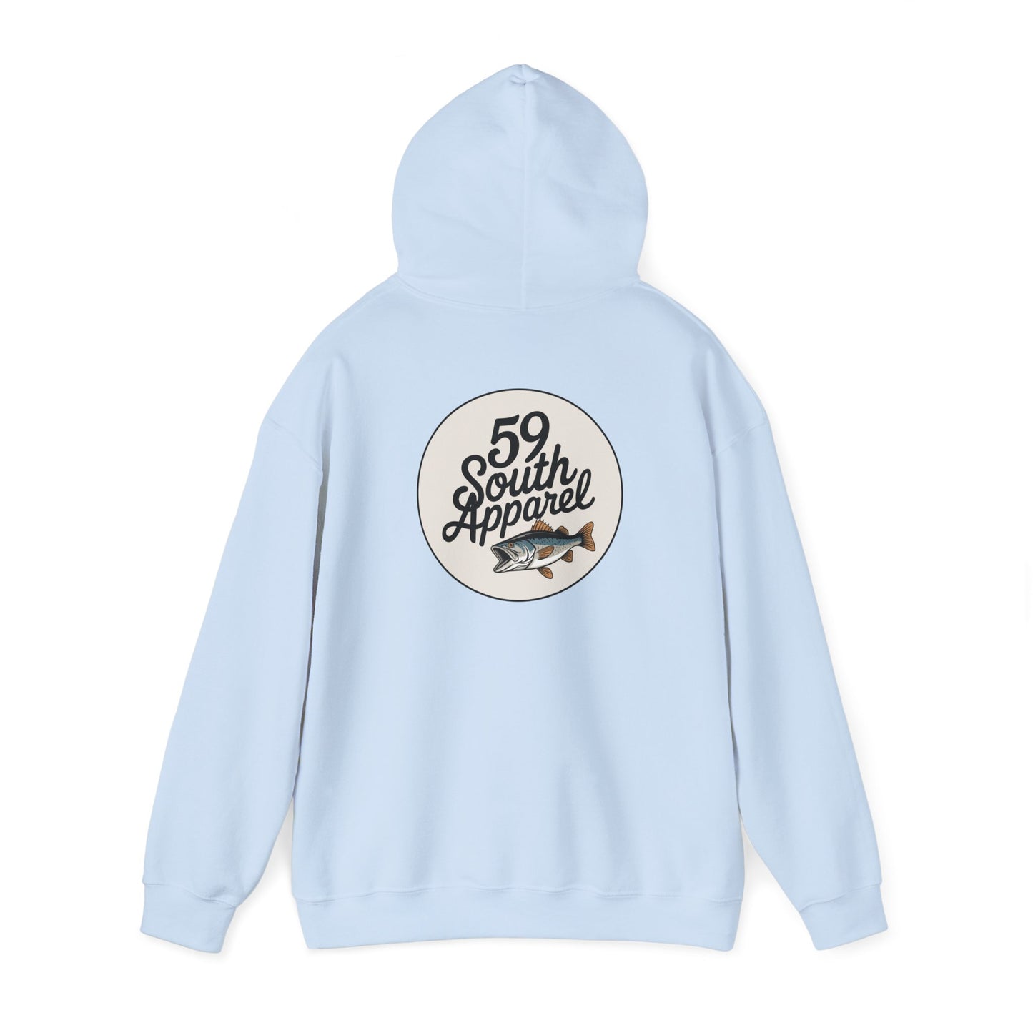 South 59 Unisex Hooded Sweatshirt - Fish Logo