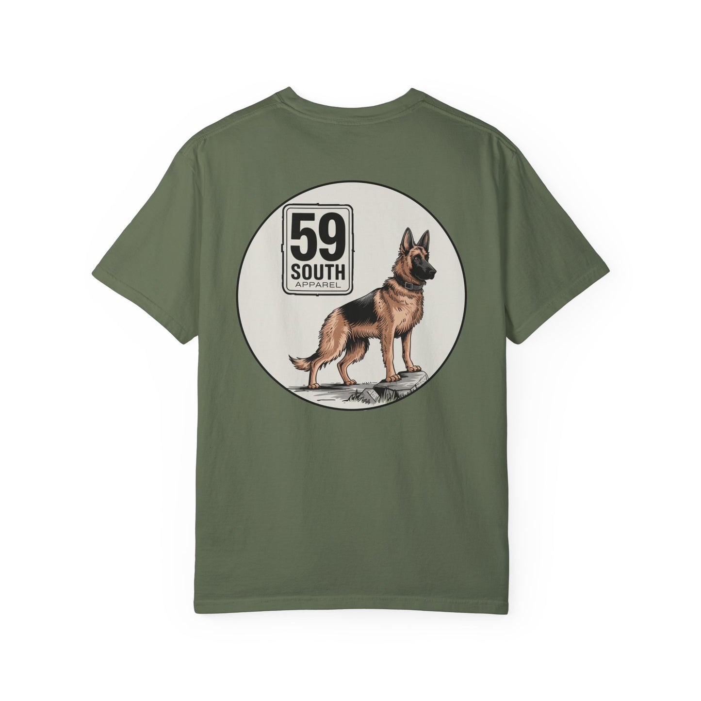 Vintage Style T-Shirt - German Shepard Design