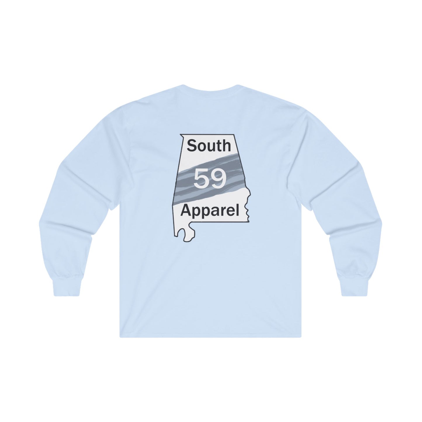 Unisex Long Sleeve Tee - 59 South Apparel Logo