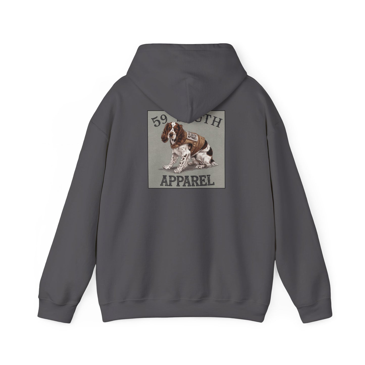 South 59 Unisex Hooded Sweatshirt - Spaniel W Vest