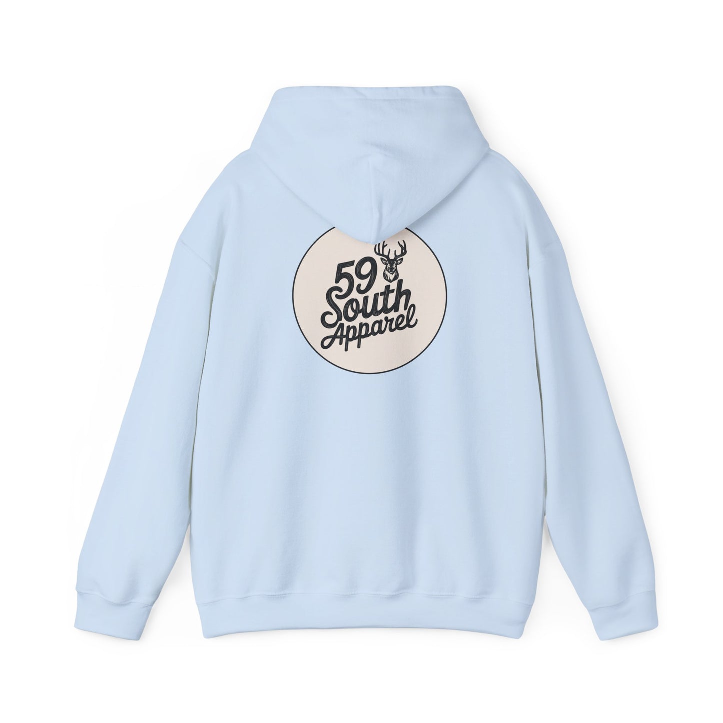 South 59 Unisex Hooded Sweatshirt - Buck Logo