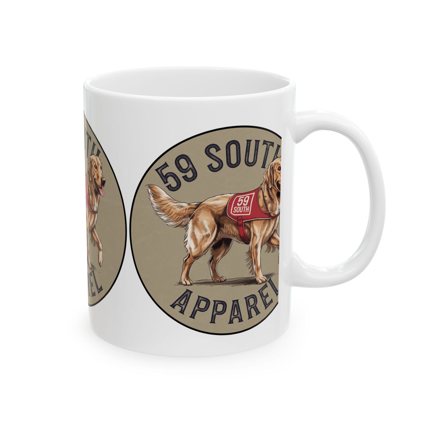 South 59 Apparel Ceramic Coffee Mug - Lab W Vest