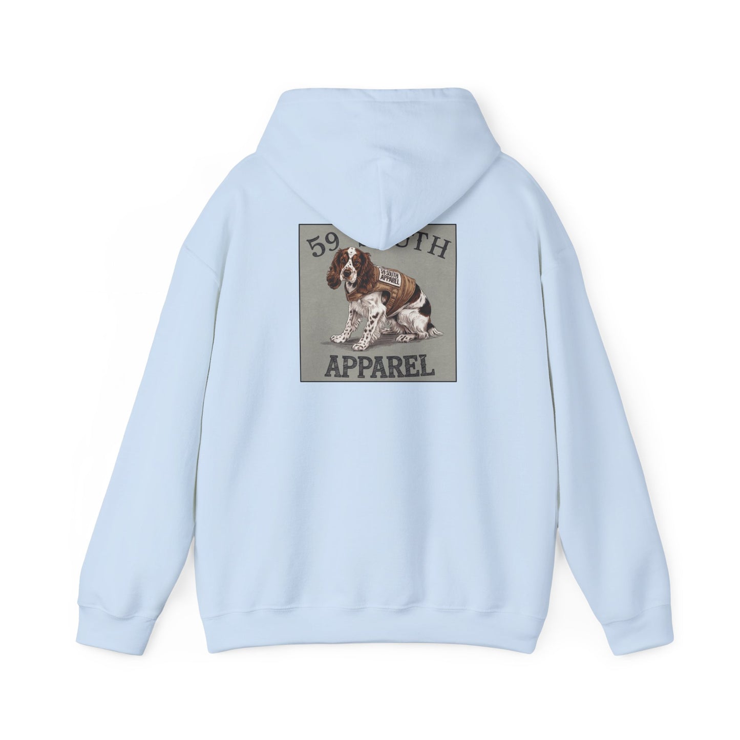 South 59 Unisex Hooded Sweatshirt - Spaniel W Vest
