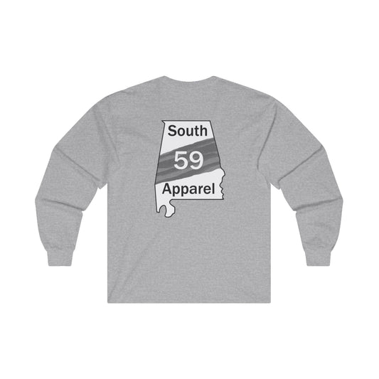 Unisex Long Sleeve Tee - 59 South Apparel Logo