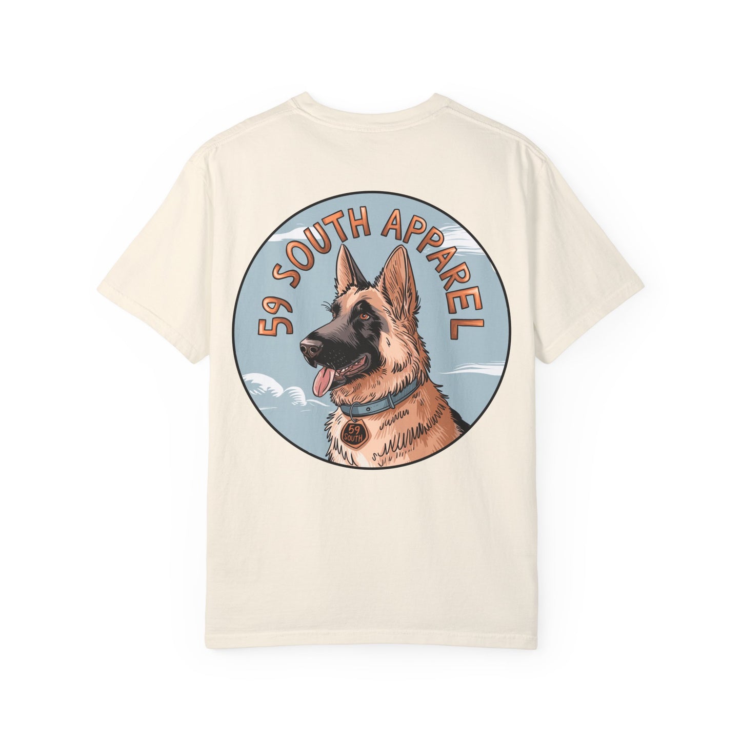 Vintage Style T-Shirt - German Shepard Design