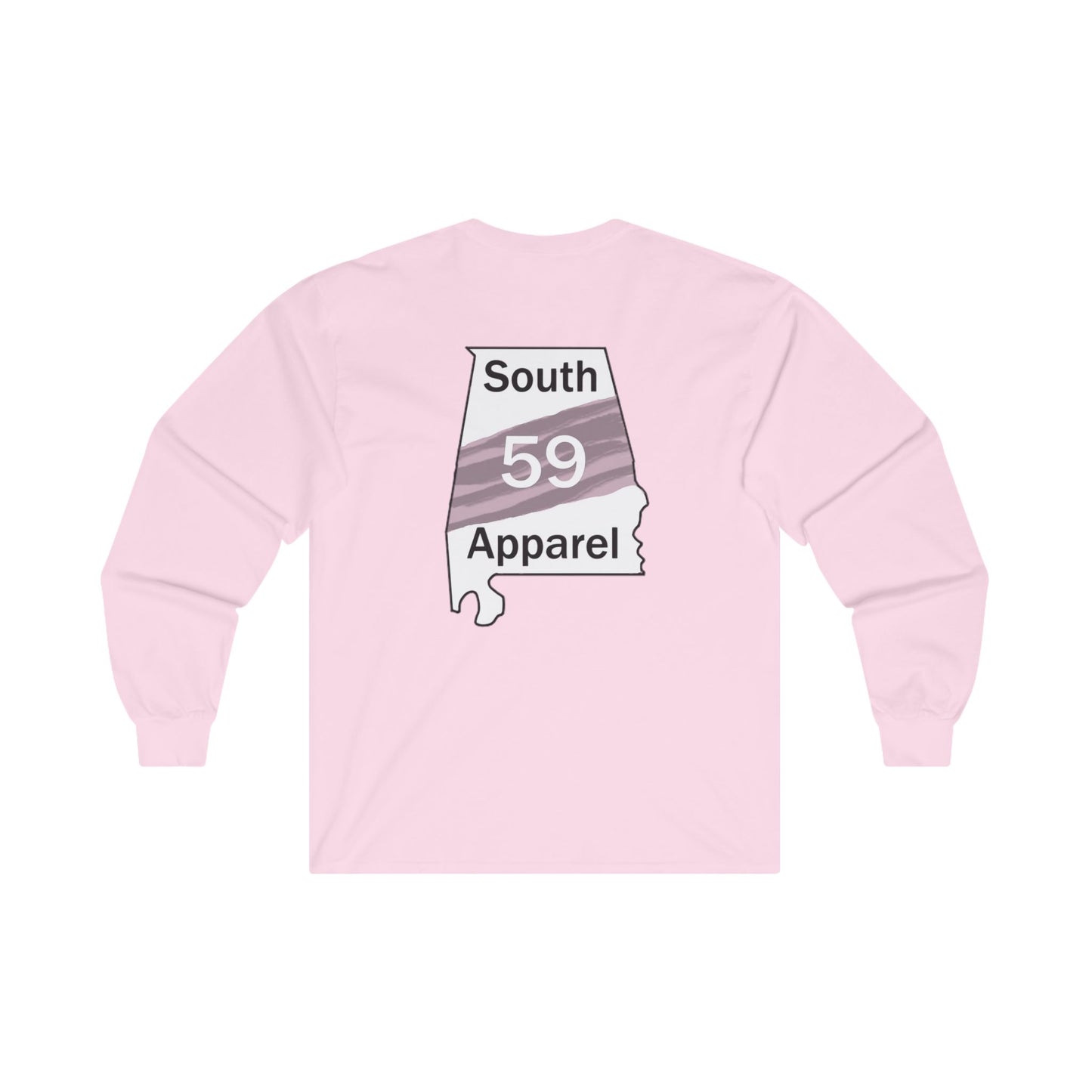 Unisex Long Sleeve Tee - 59 South Apparel Logo