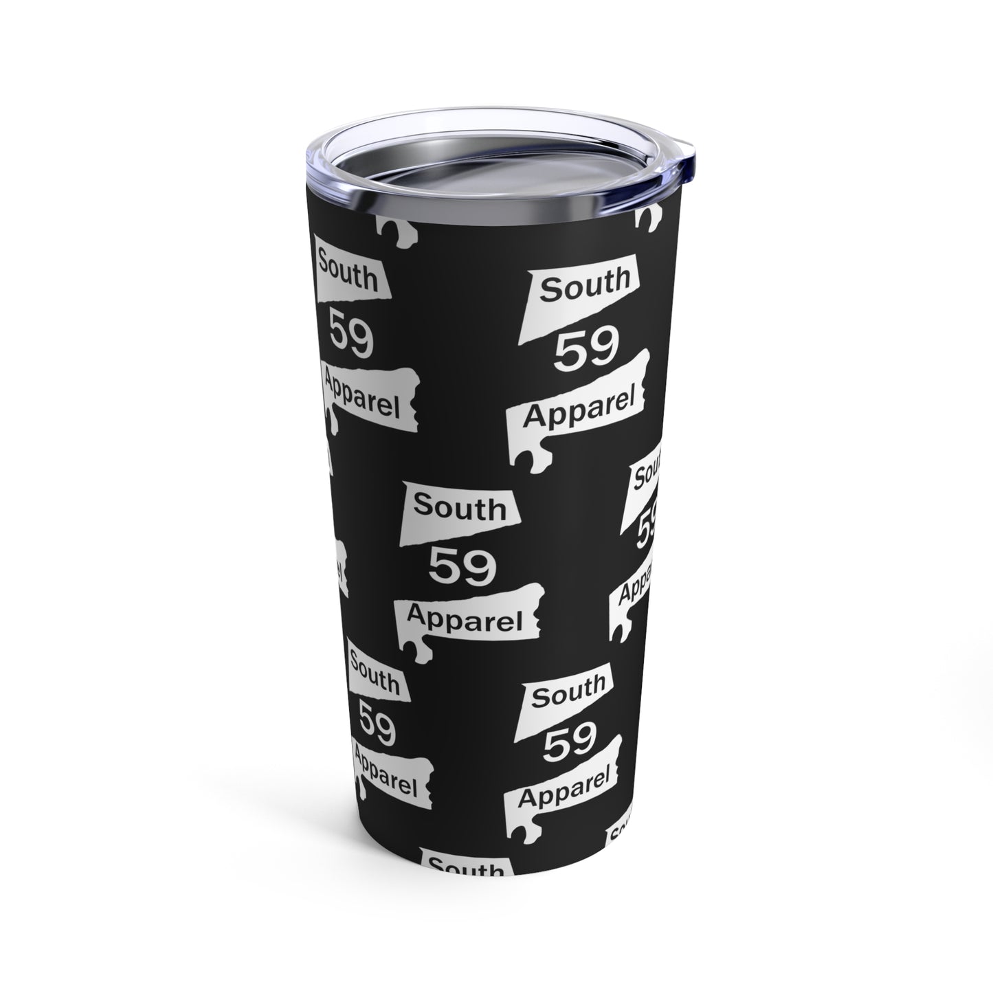 Sleek 20oz Stainless Steel Tumbler with South 59 Design