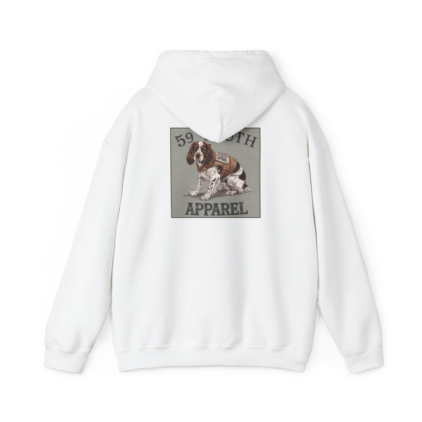 South 59 Unisex Hooded Sweatshirt - Spaniel W Vest
