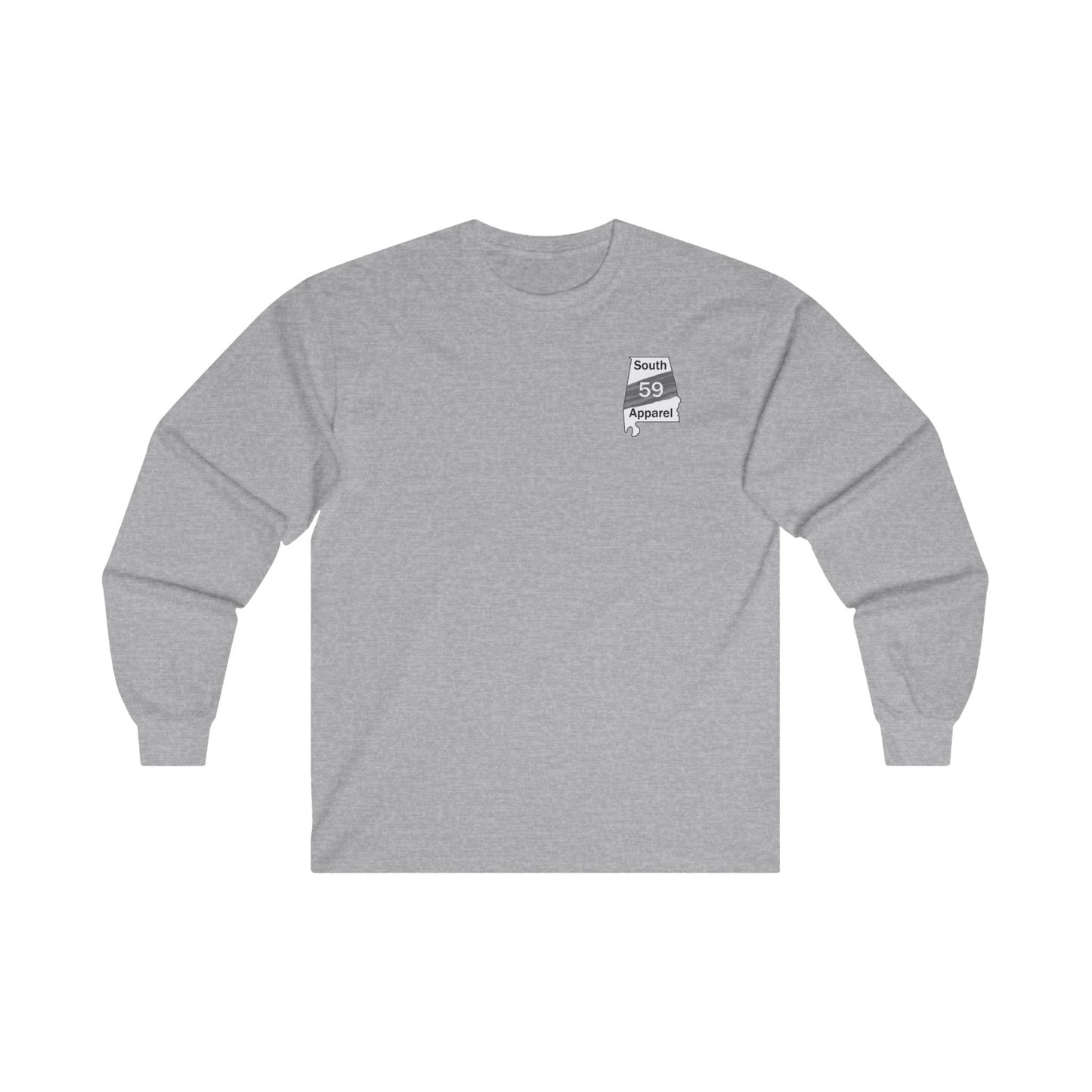 Unisex Long Sleeve Tee - 59 South Apparel Spaniel W Vest
