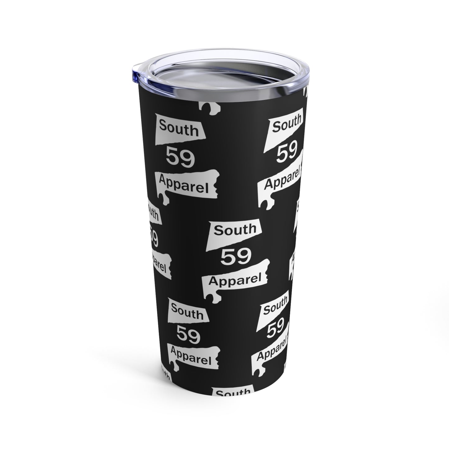 Sleek 20oz Stainless Steel Tumbler with South 59 Design