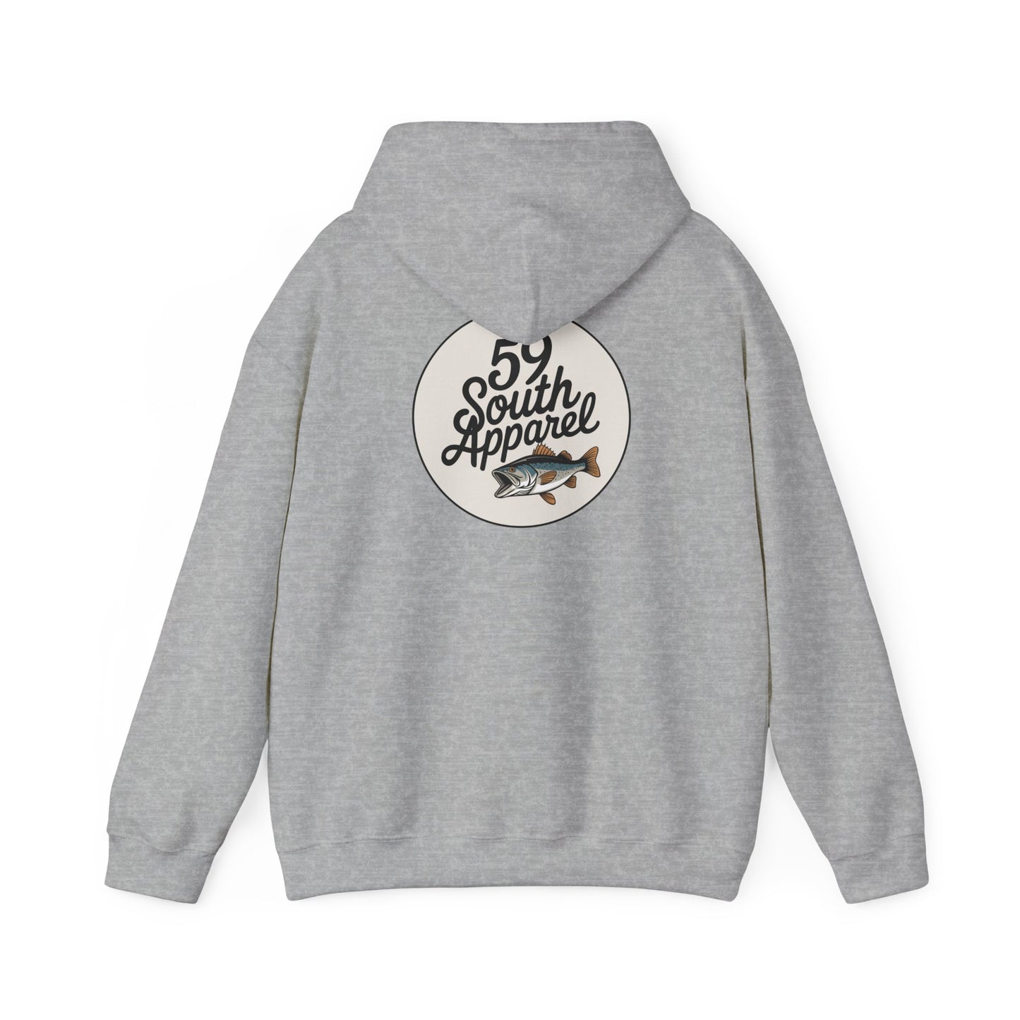 South 59 Unisex Hooded Sweatshirt - Fish Logo