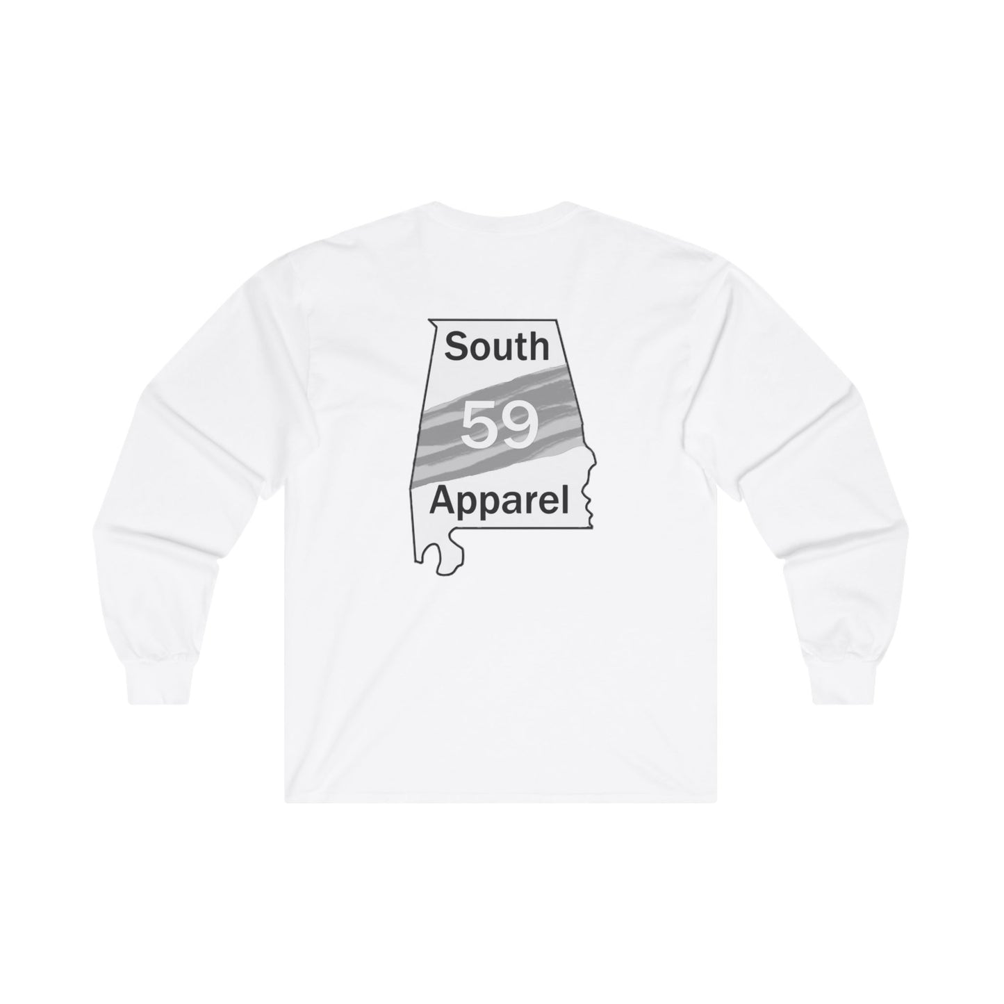 Unisex Long Sleeve Tee - 59 South Apparel Logo