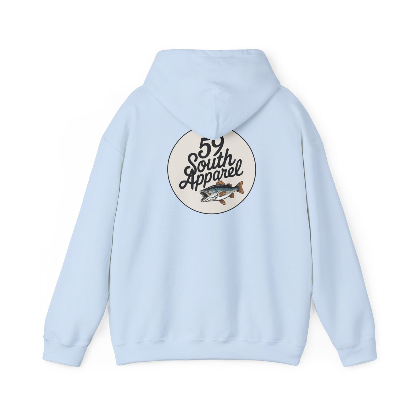 South 59 Unisex Hooded Sweatshirt - Fish Logo