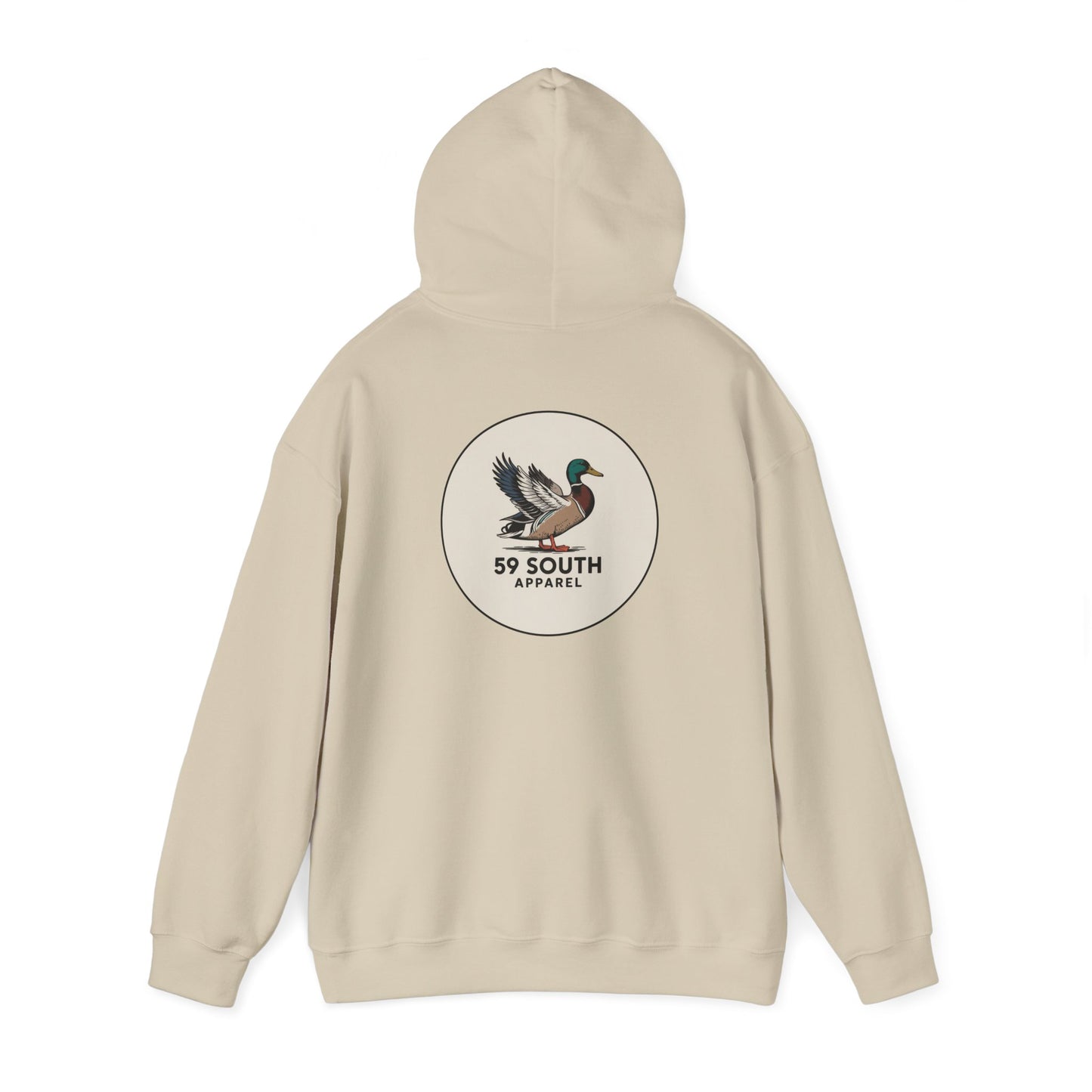 South 59 Unisex Hooded Sweatshirt - Mallard Logo