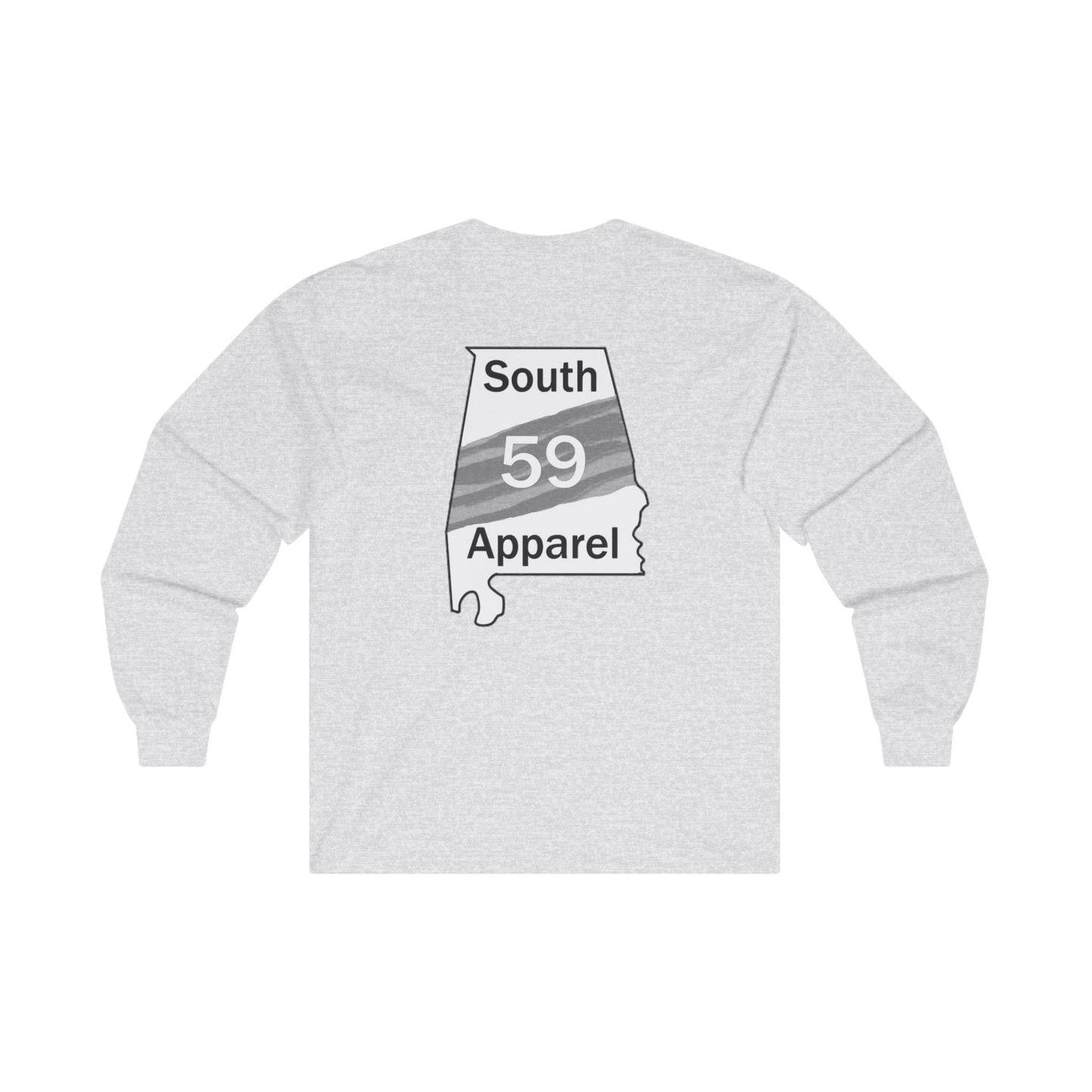 Unisex Long Sleeve Tee - 59 South Apparel Logo