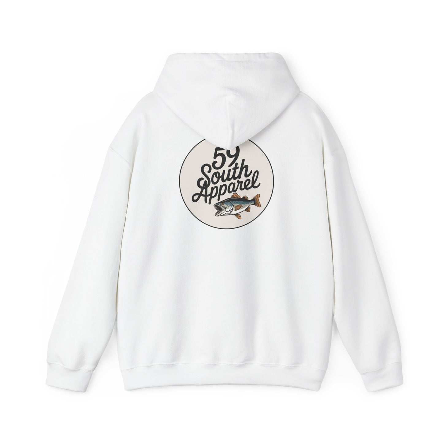 South 59 Unisex Hooded Sweatshirt - Fish Logo
