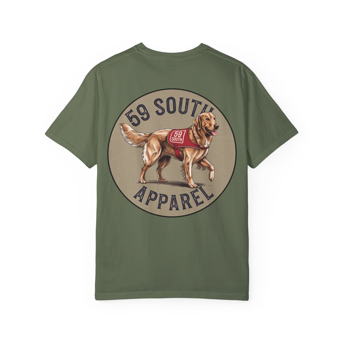 Vintage Style T-Shirt - Lab W Vest Design
