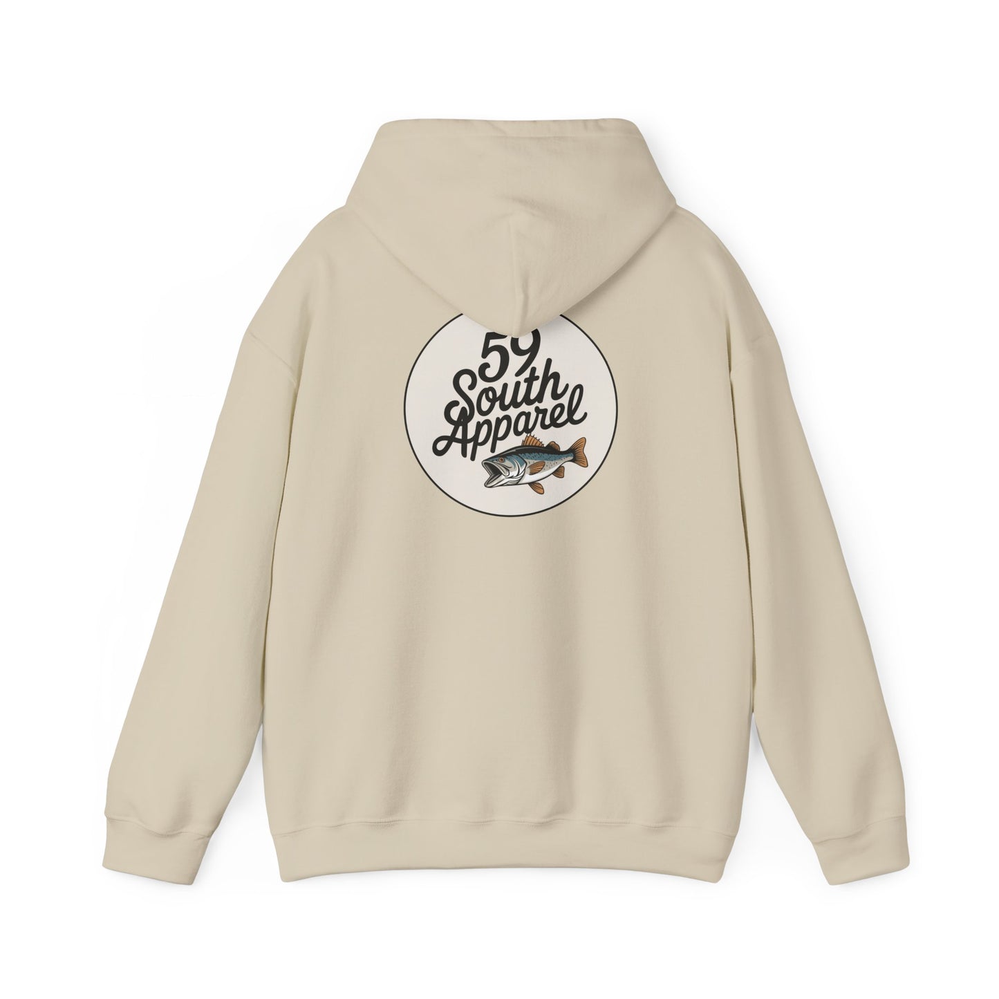 South 59 Unisex Hooded Sweatshirt - Fish Logo