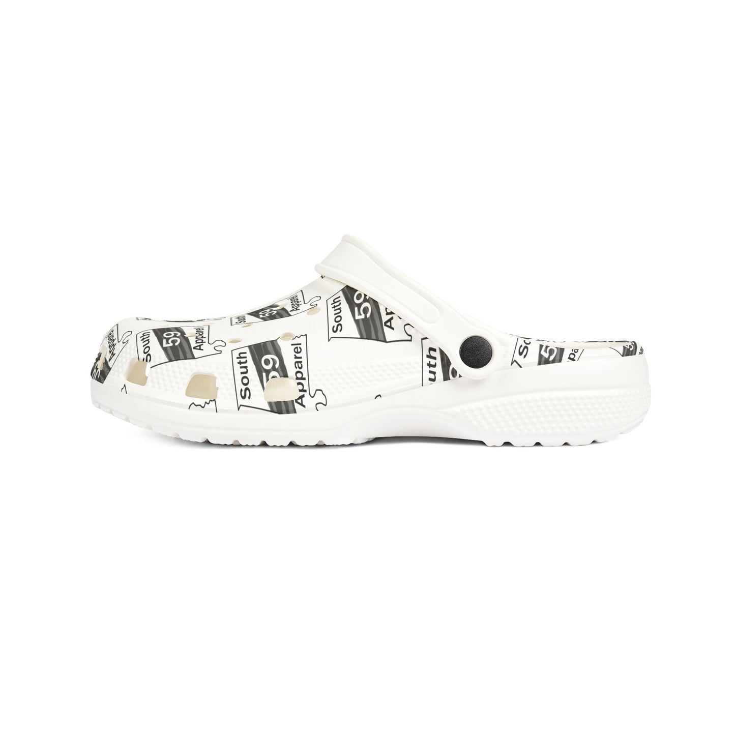 Trendy EVA Foam Rubber Clogs with 59 South Apparel Logo