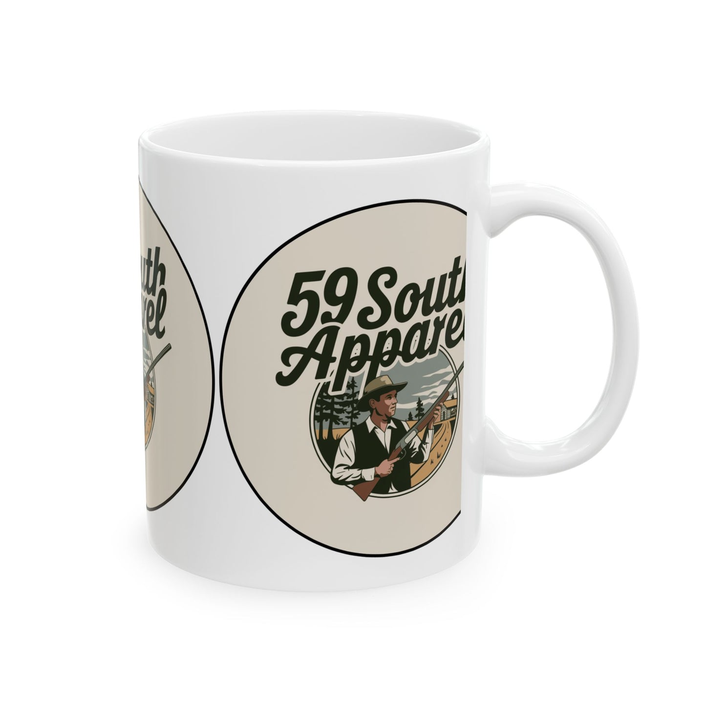 South 59 Apparel Ceramic Coffee Mug - Farmer