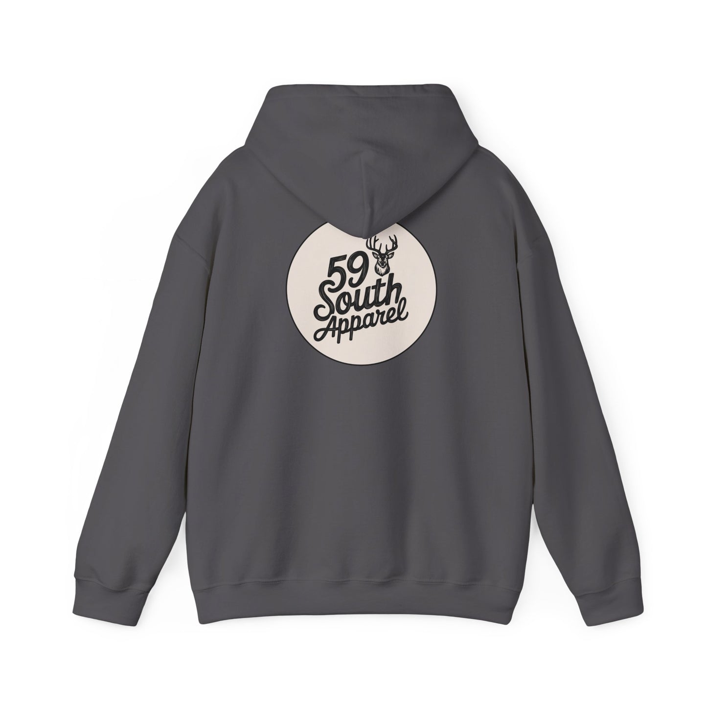 South 59 Unisex Hooded Sweatshirt - Buck Logo