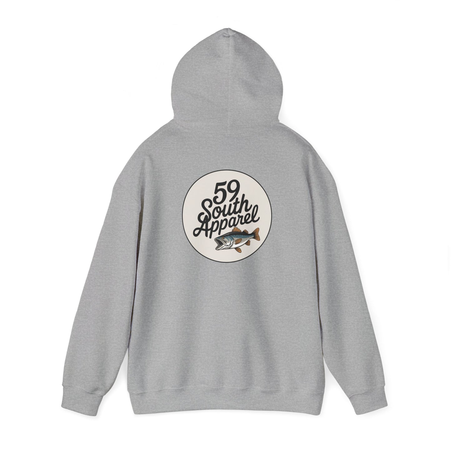 South 59 Unisex Hooded Sweatshirt - Fish Logo