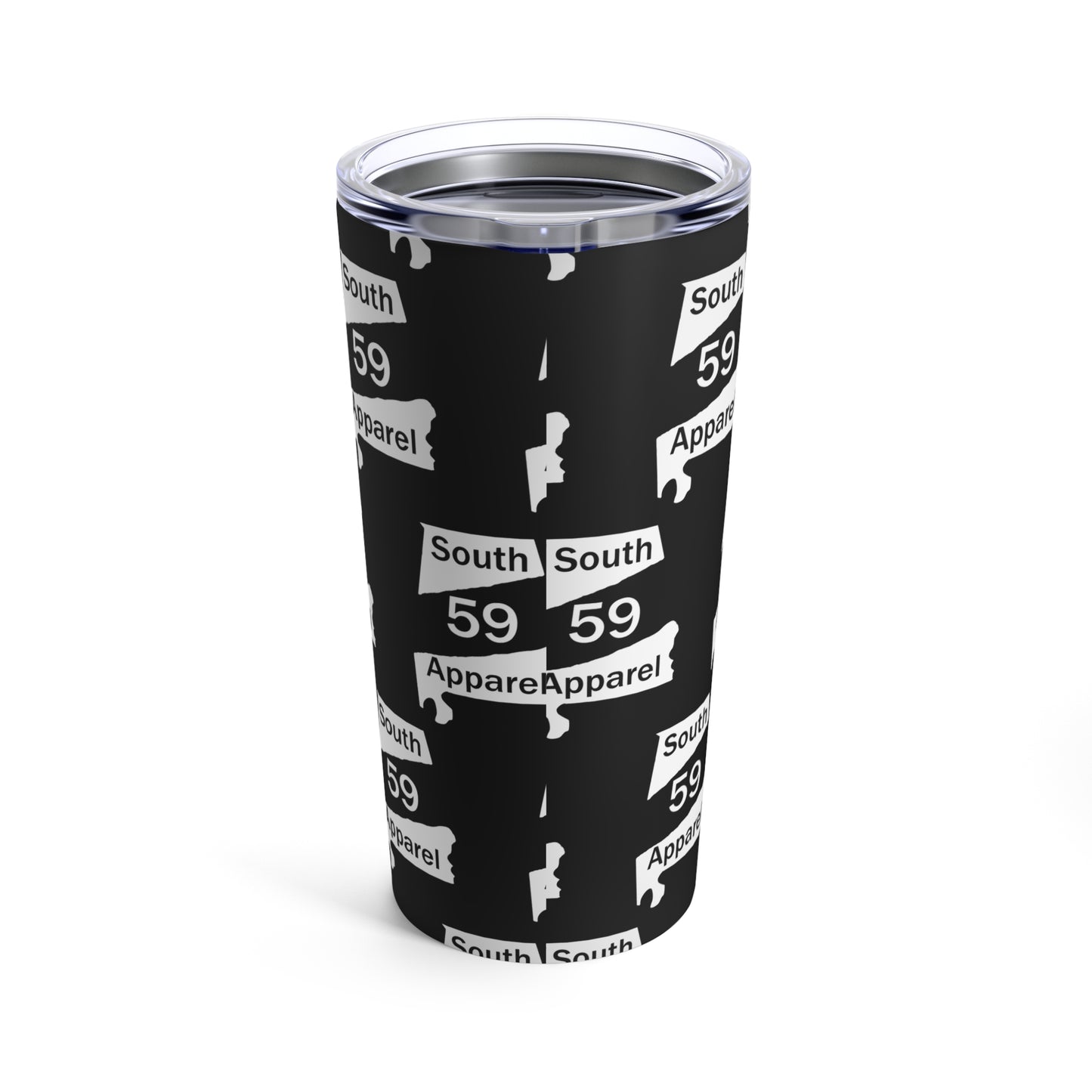 Sleek 20oz Stainless Steel Tumbler with South 59 Design