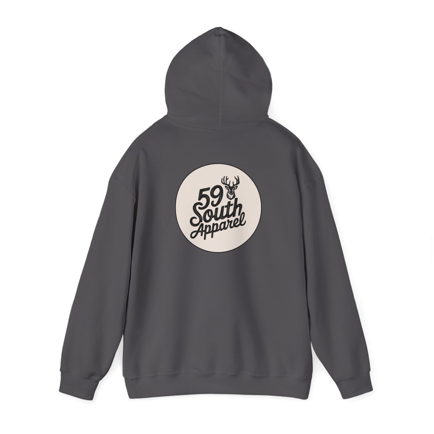 South 59 Unisex Hooded Sweatshirt - Buck Logo