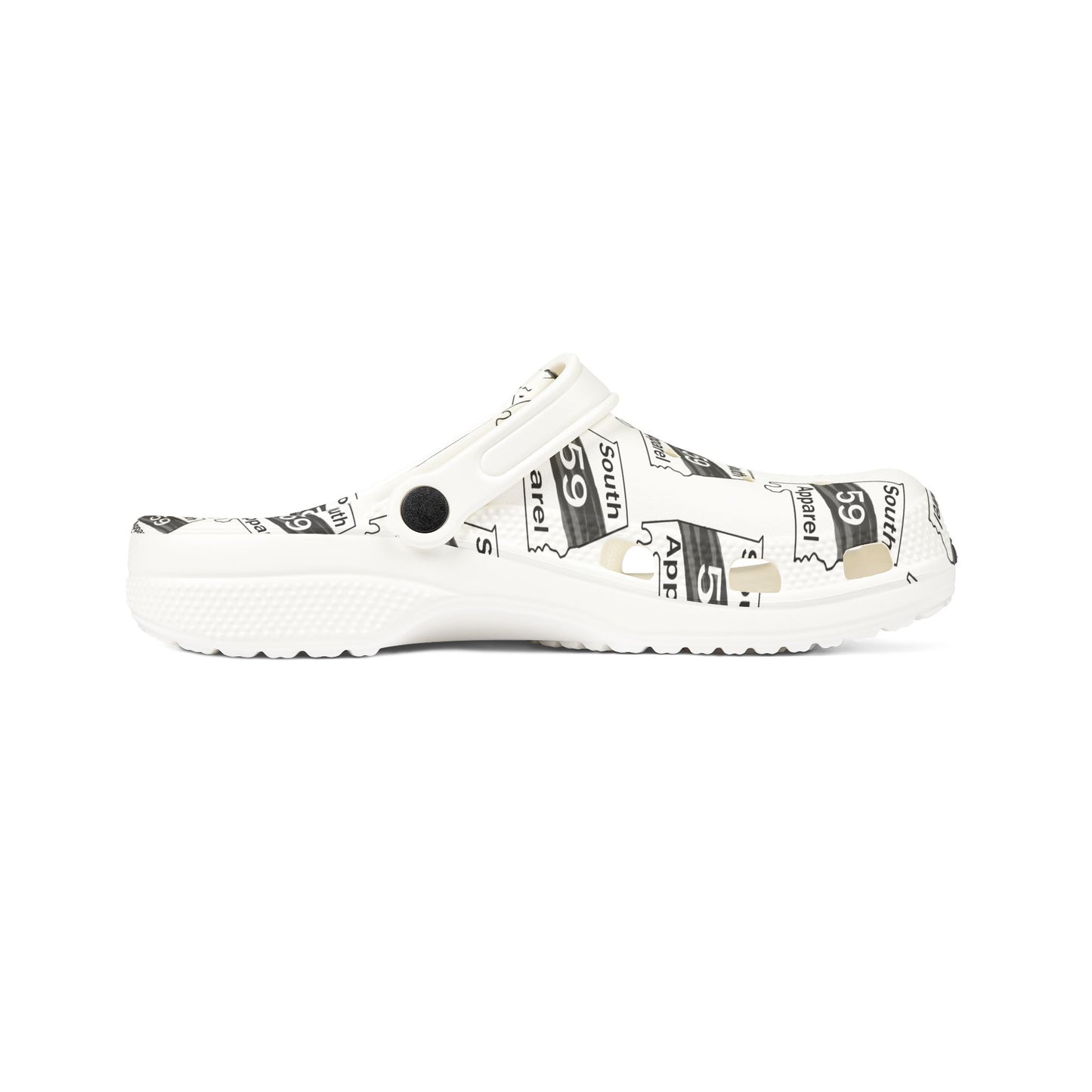 Trendy EVA Foam Rubber Clogs with 59 South Apparel Logo