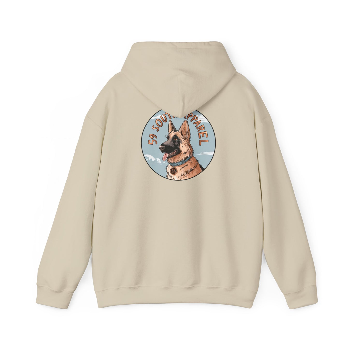 South 59 Unisex Hooded Sweatshirt - German Shepard