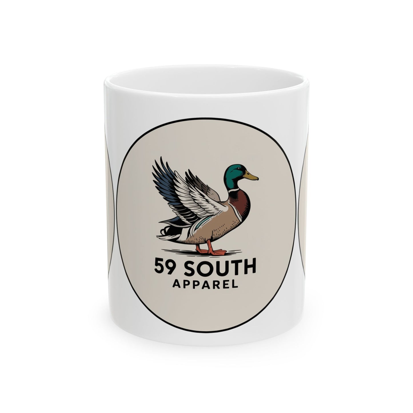 59 South Apparel Ceramic Coffee Mug - Mallard Design