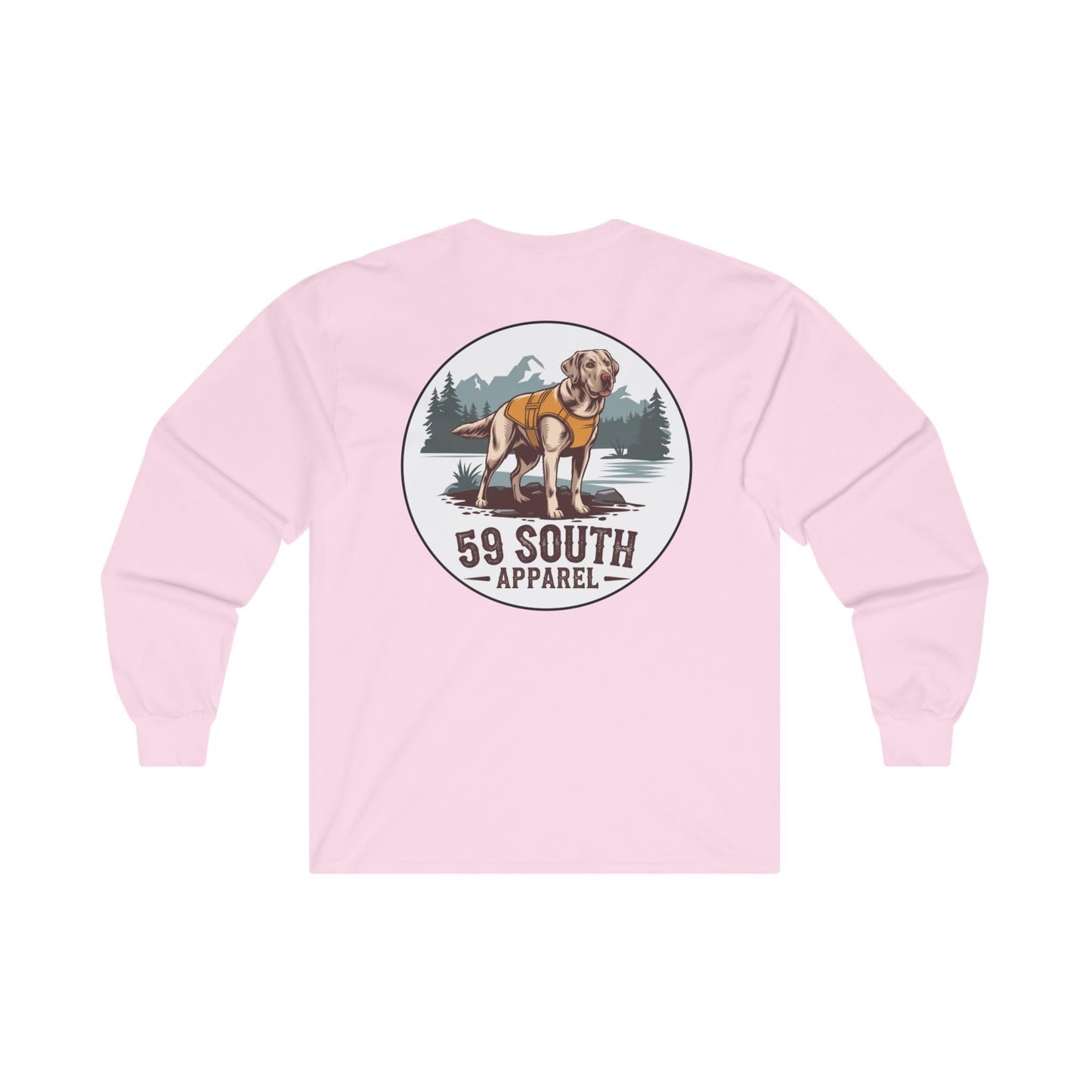 Unisex Long Sleeve Tee - 59 South Apparel Lab w Vest 2