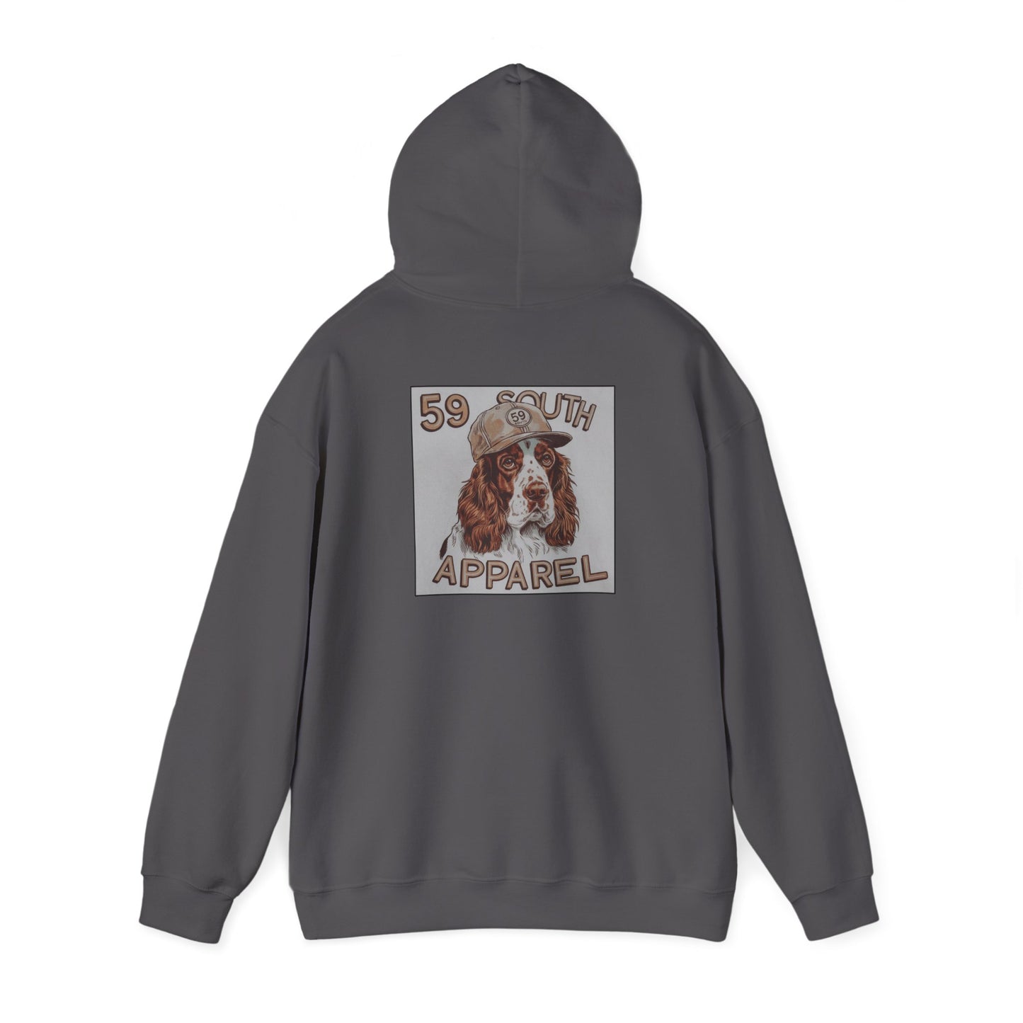 South 59 Unisex Hooded Sweatshirt - Spaniel W Hat