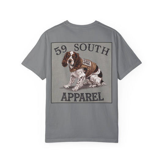 Vintage Style T-Shirt - Boykin Spaniel W Vest Design