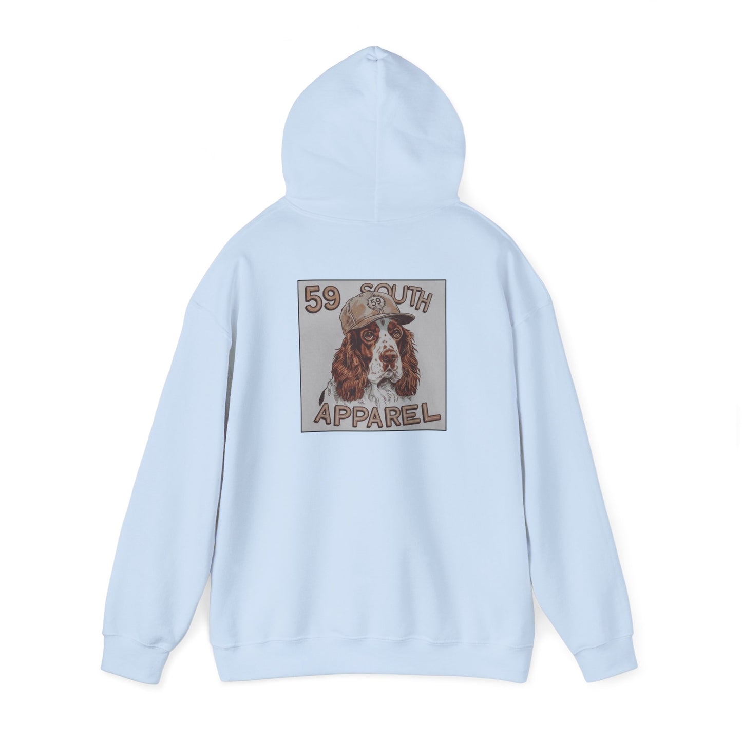 South 59 Unisex Hooded Sweatshirt - Spaniel W Hat