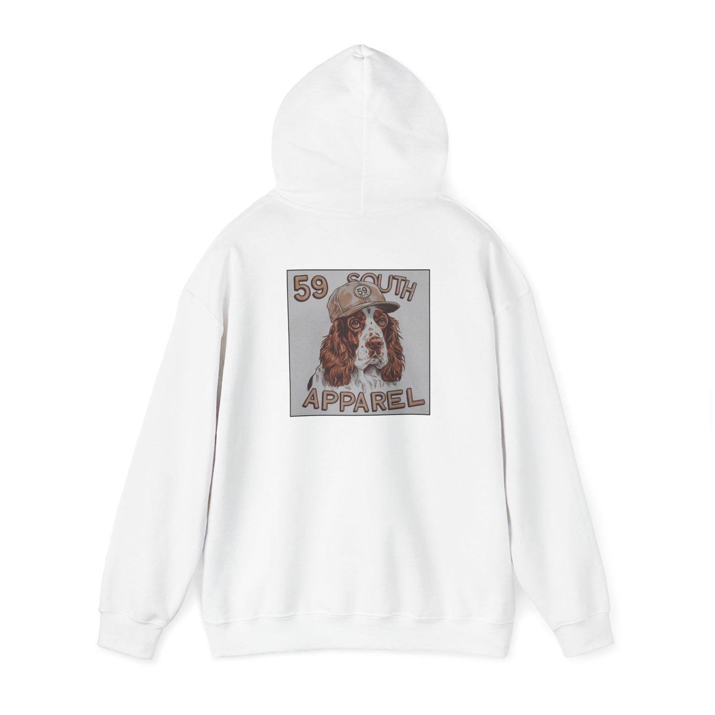 South 59 Unisex Hooded Sweatshirt - Spaniel W Hat