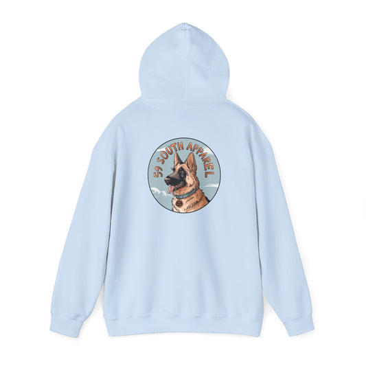 South 59 Unisex Hooded Sweatshirt - German Shepard