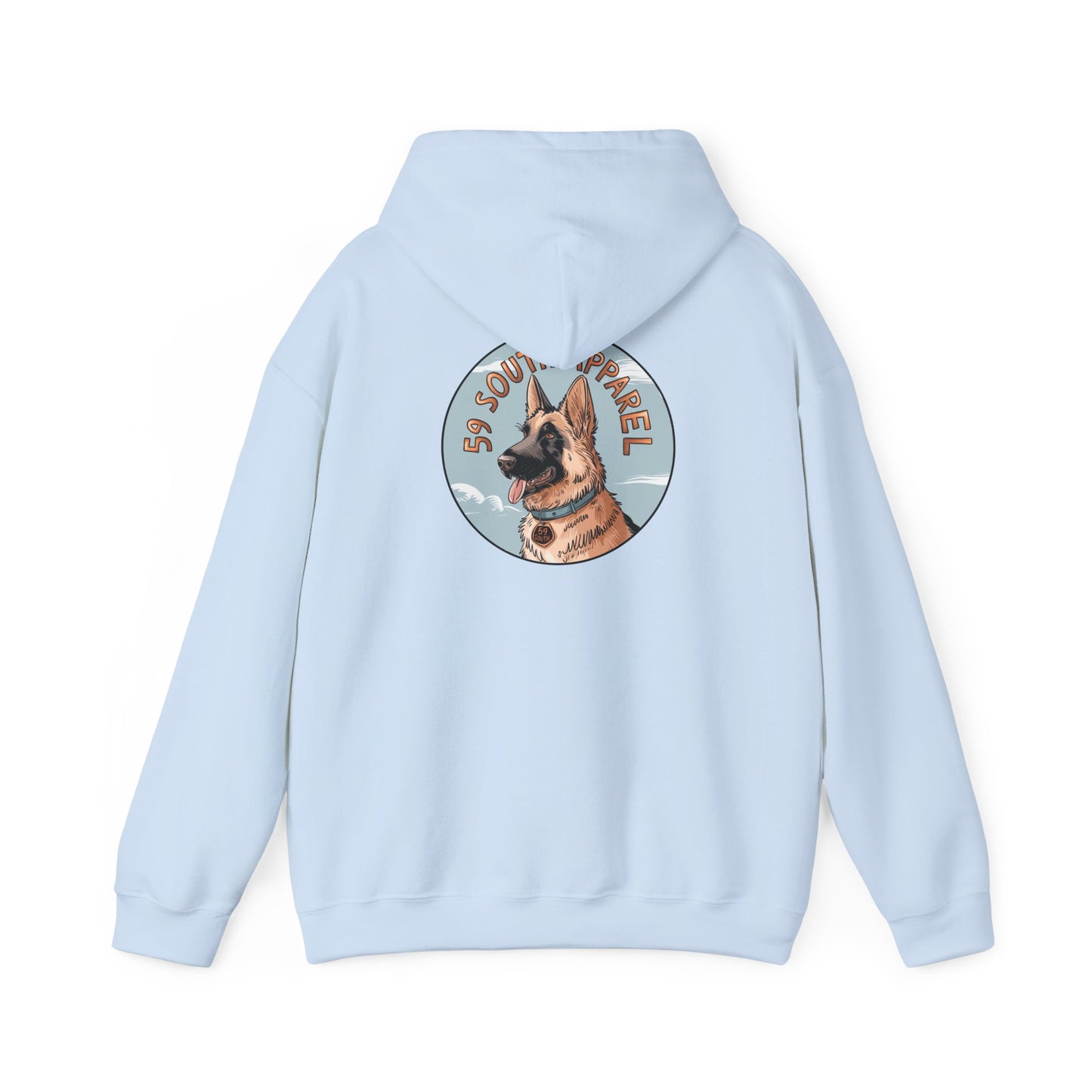 South 59 Unisex Hooded Sweatshirt - German Shepard