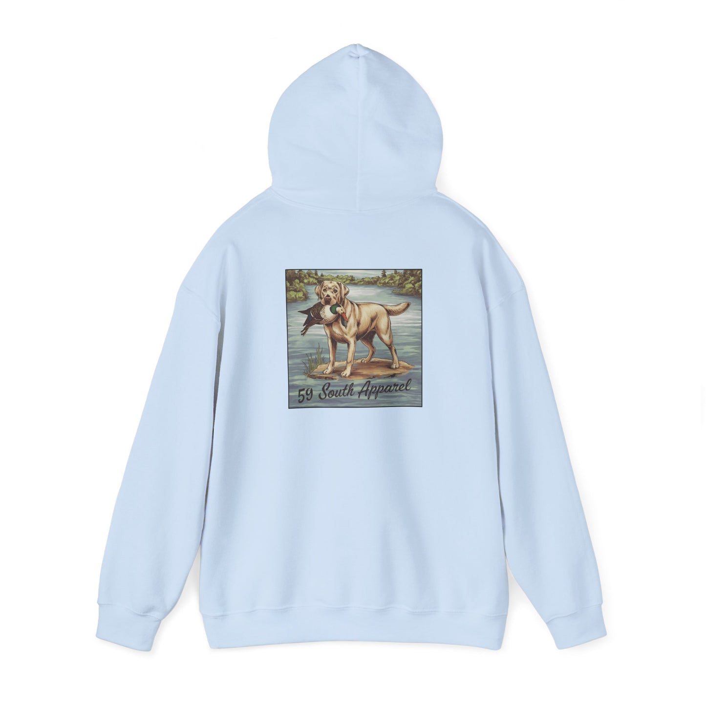 South 59 Unisex Hooded Sweatshirt - Lab w Duck