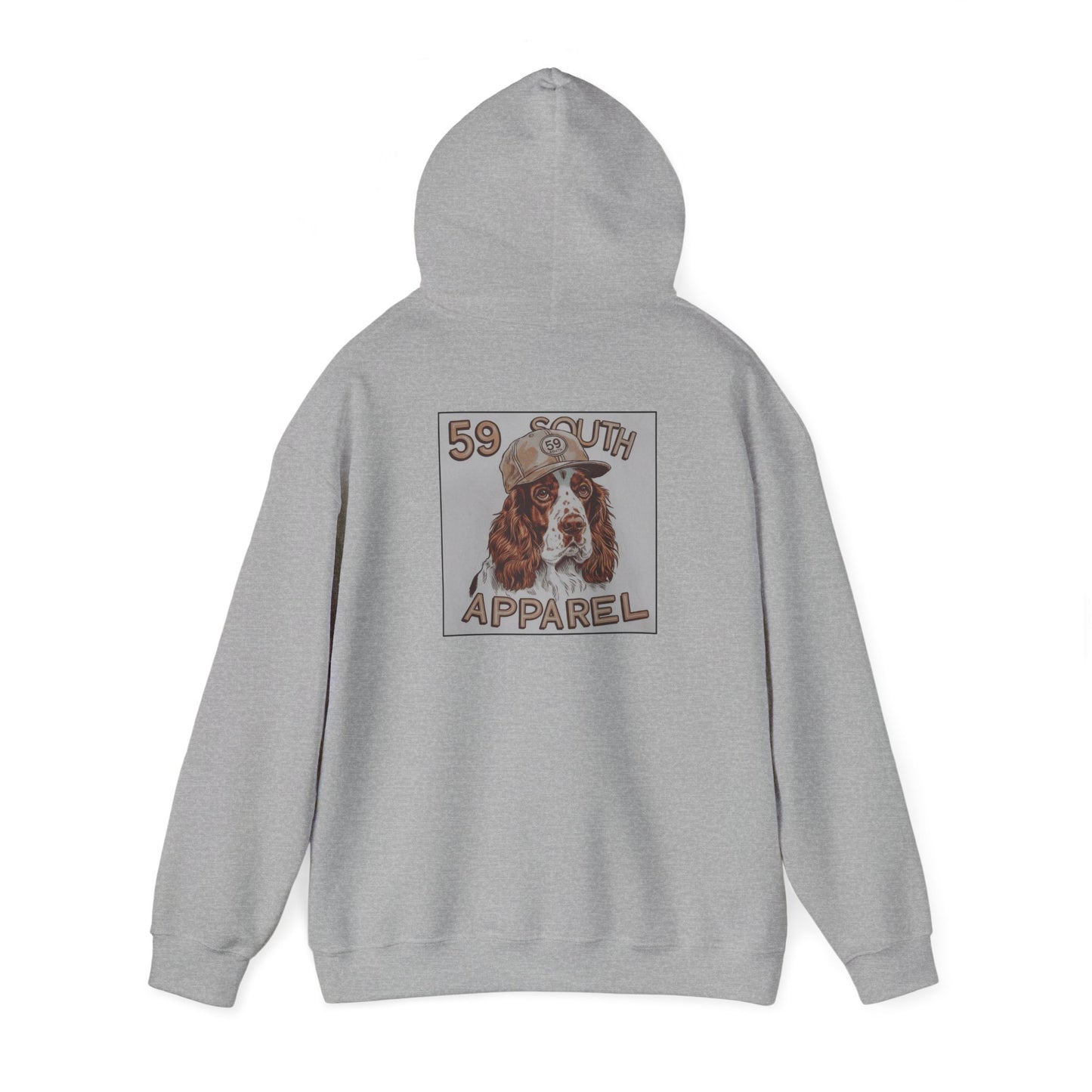 South 59 Unisex Hooded Sweatshirt - Spaniel W Hat