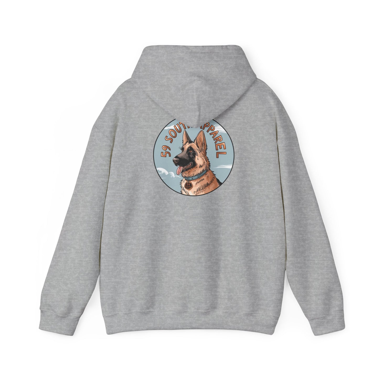 South 59 Unisex Hooded Sweatshirt - German Shepard