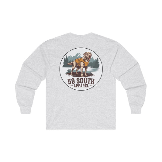 Unisex Long Sleeve Tee - 59 South Apparel Lab w Vest 2