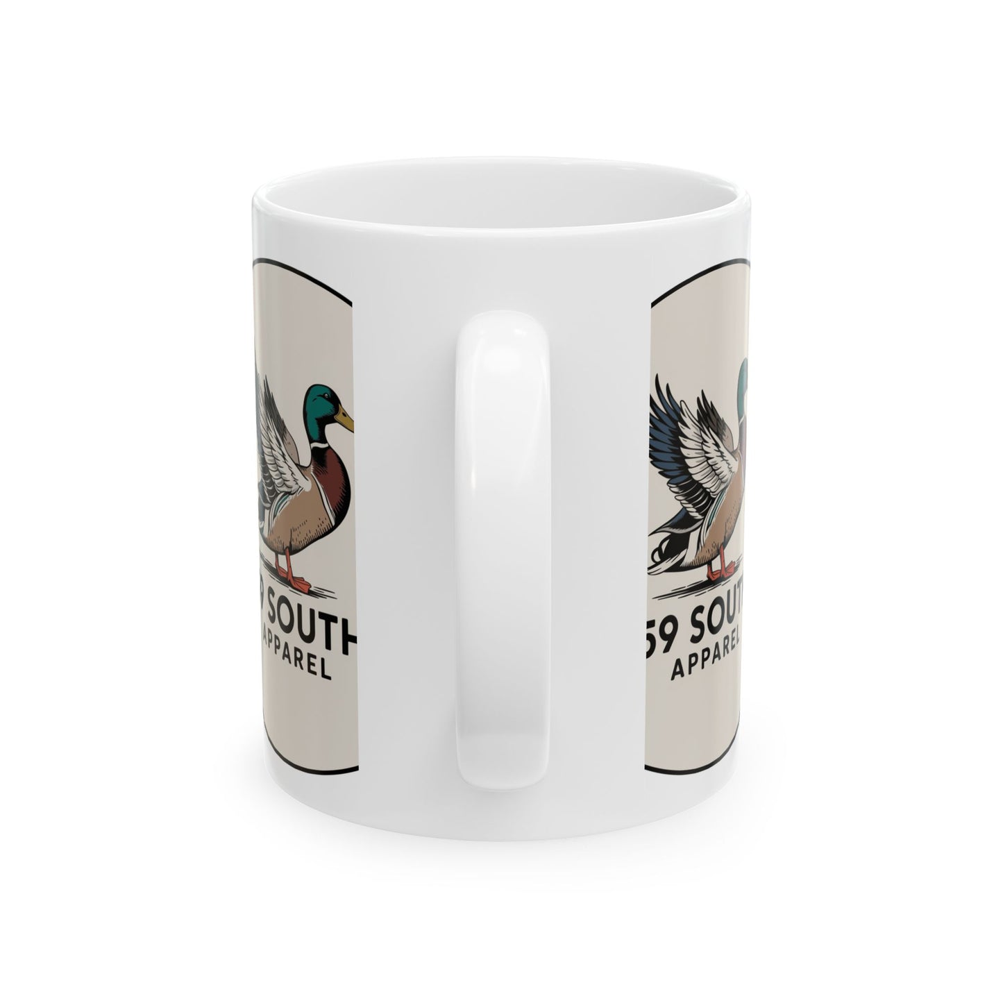 59 South Apparel Ceramic Coffee Mug - Mallard Design